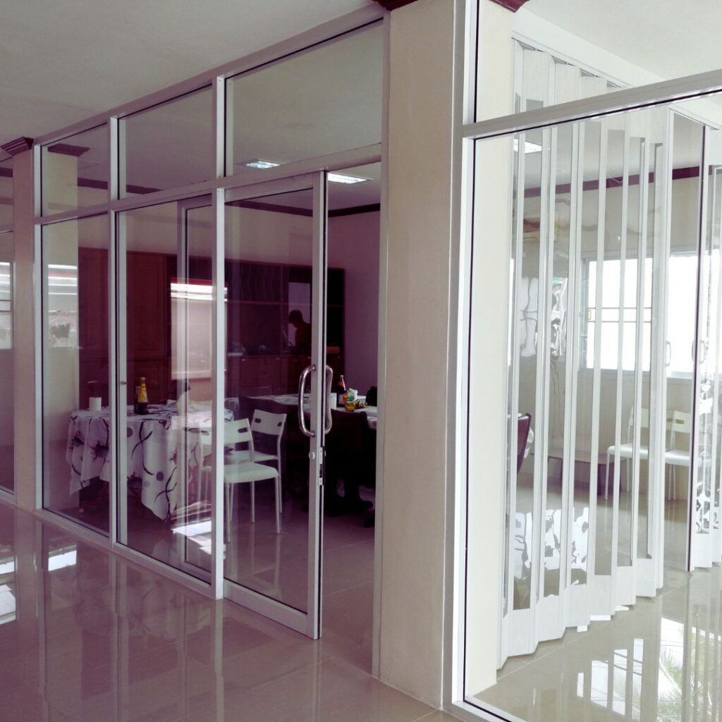 Custom aluminium cupboards